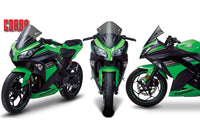 ZEROGRAVITY Windscreen Kawasaki Ninja 250 FI Old 13-17 Corsa Light Smoke