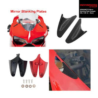 MINNAMOTO MIRROR BLANKING PLATE PANIGALE 899 / 1199 12-UP