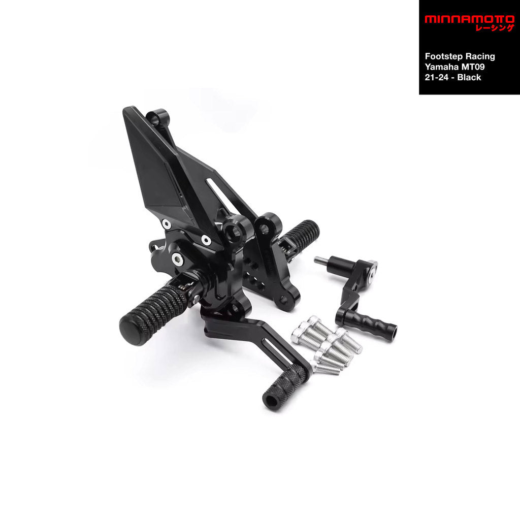 MINNAMOTO Footstep Racing Yamaha MT09 21-24 - Black