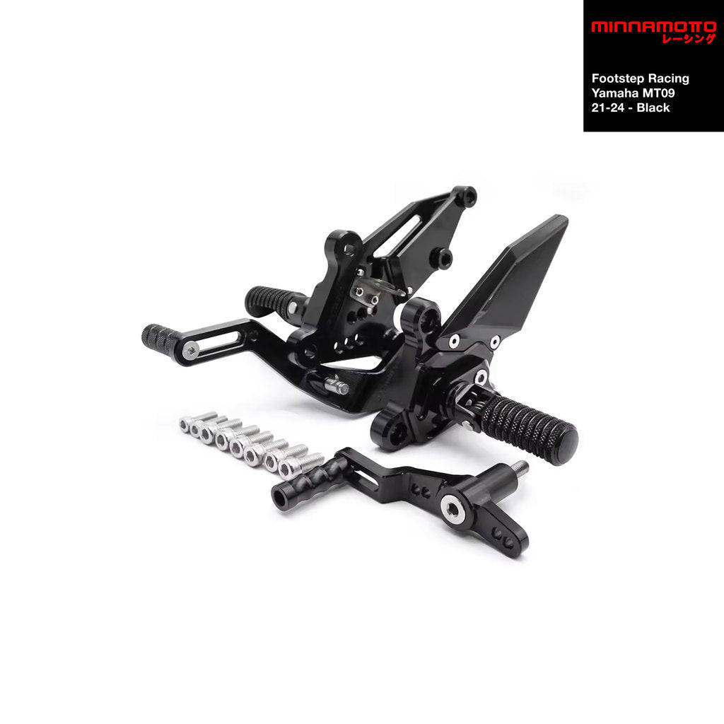 MINNAMOTO Footstep Racing Yamaha MT09 21-24 - Black