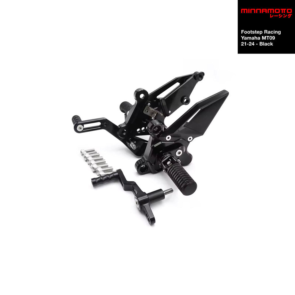 MINNAMOTO Footstep Racing Yamaha MT09 21-24 - Black