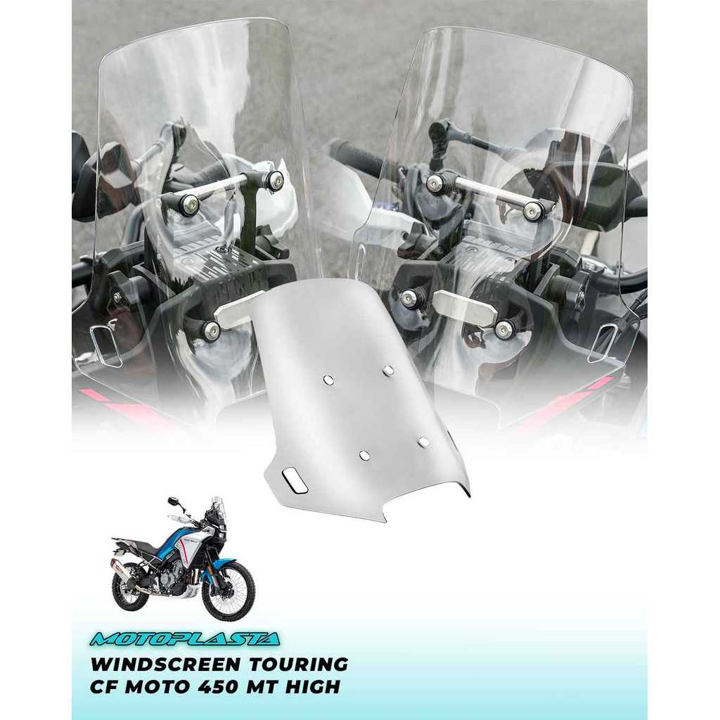 MOTOPLASTA Windscreen Touring CF Moto 450 MT High Visor Windshield