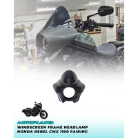 MOTOPLASTA Windscreen Frame Headlamp Honda Rebel CMX 1100 Fairing Depan