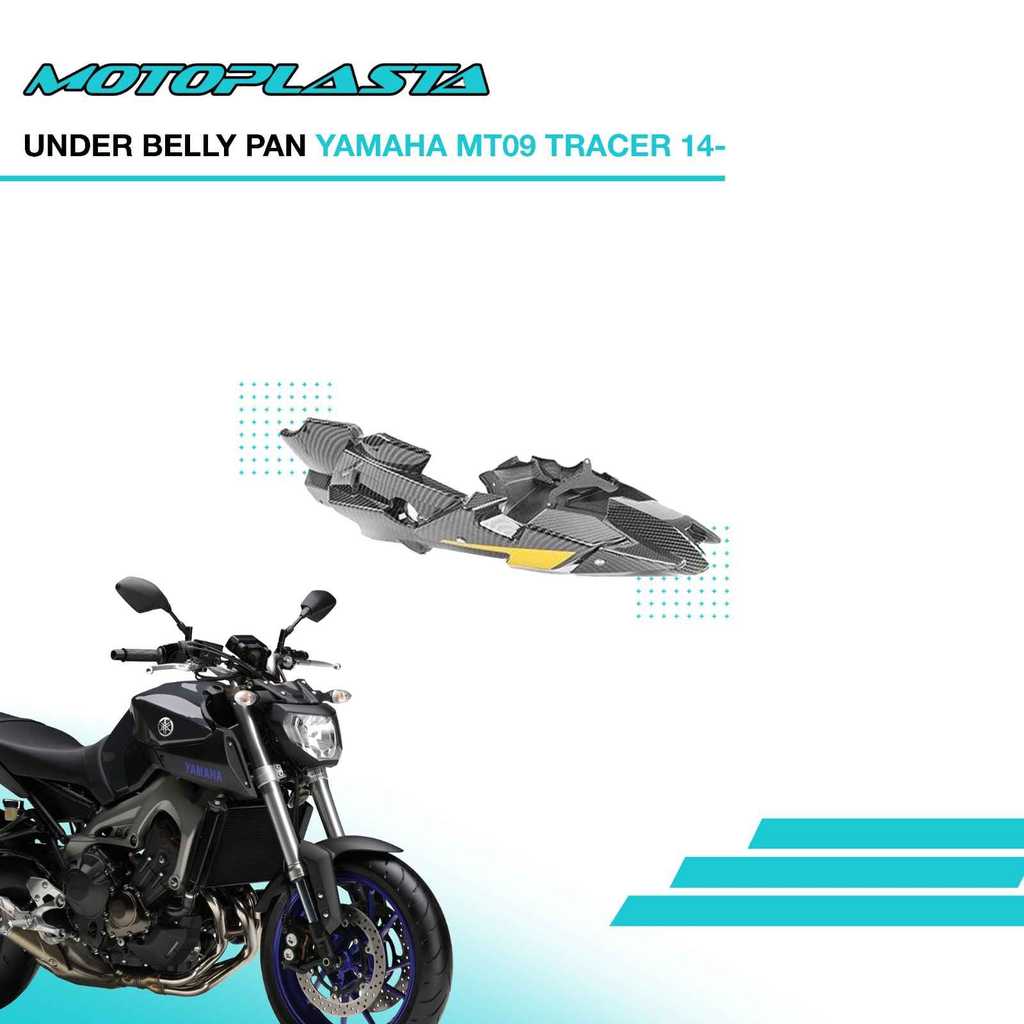 MOTOPLASTA Under Belly Pan Yamaha MT09 Tracer 14- Undercowl