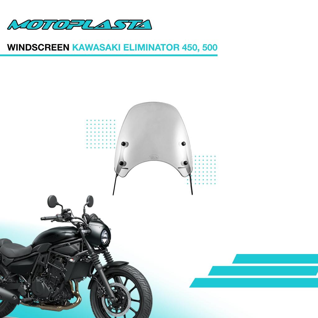 MOTOPLASTA Windscreen Kawasaki Eliminator 450, 500
