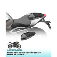 MOTOPLASTA Single Seat Cover Triumph Street Triple RS 765 17-19