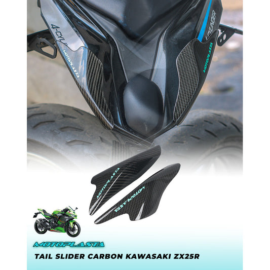 MOTOPLASTA Tail Slider Carbon Kawasaki ZX25R, ZX25RR, ZX4RR Karbon