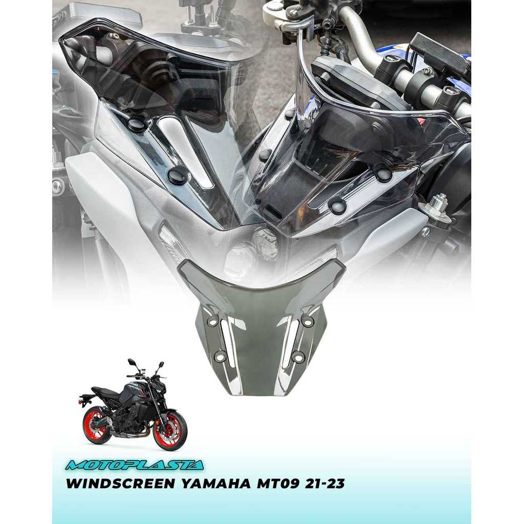 MOTOPLASTA Windscreen Yamaha MT09 14-16 / 21-23
