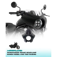 MOTOPLASTA Windscreen Frame Headlamp Honda Rebel CMX 1100 Fairing Depan