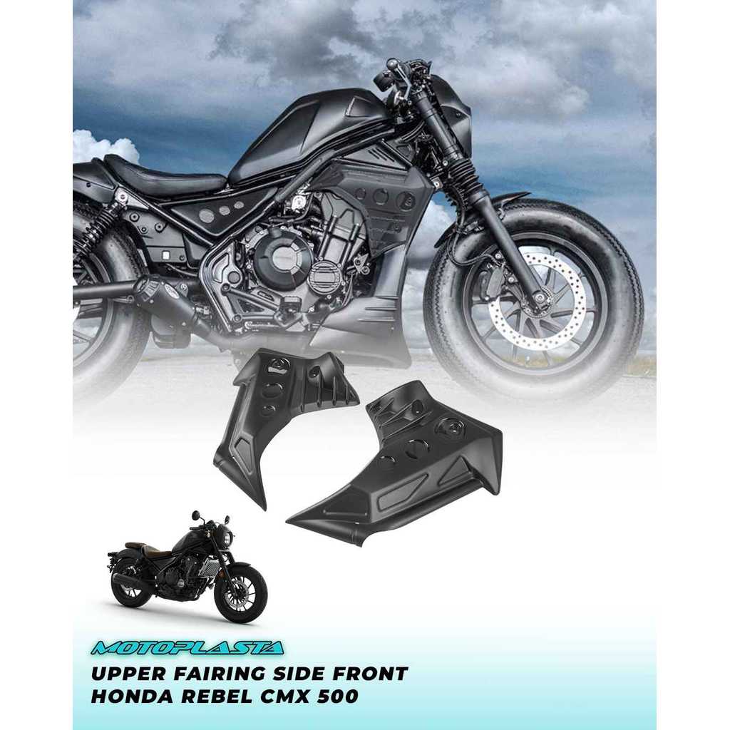 MOTOPLASTA Upper Fairing Side Front Honda Rebel CMX 500