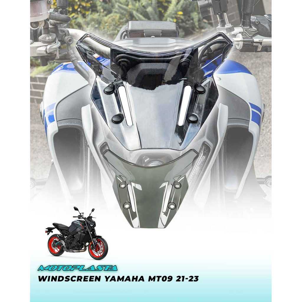 MOTOPLASTA Windscreen Yamaha MT09 14-16 / 21-23