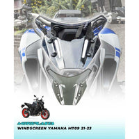 MOTOPLASTA Windscreen Yamaha MT09 14-16 / 21-23