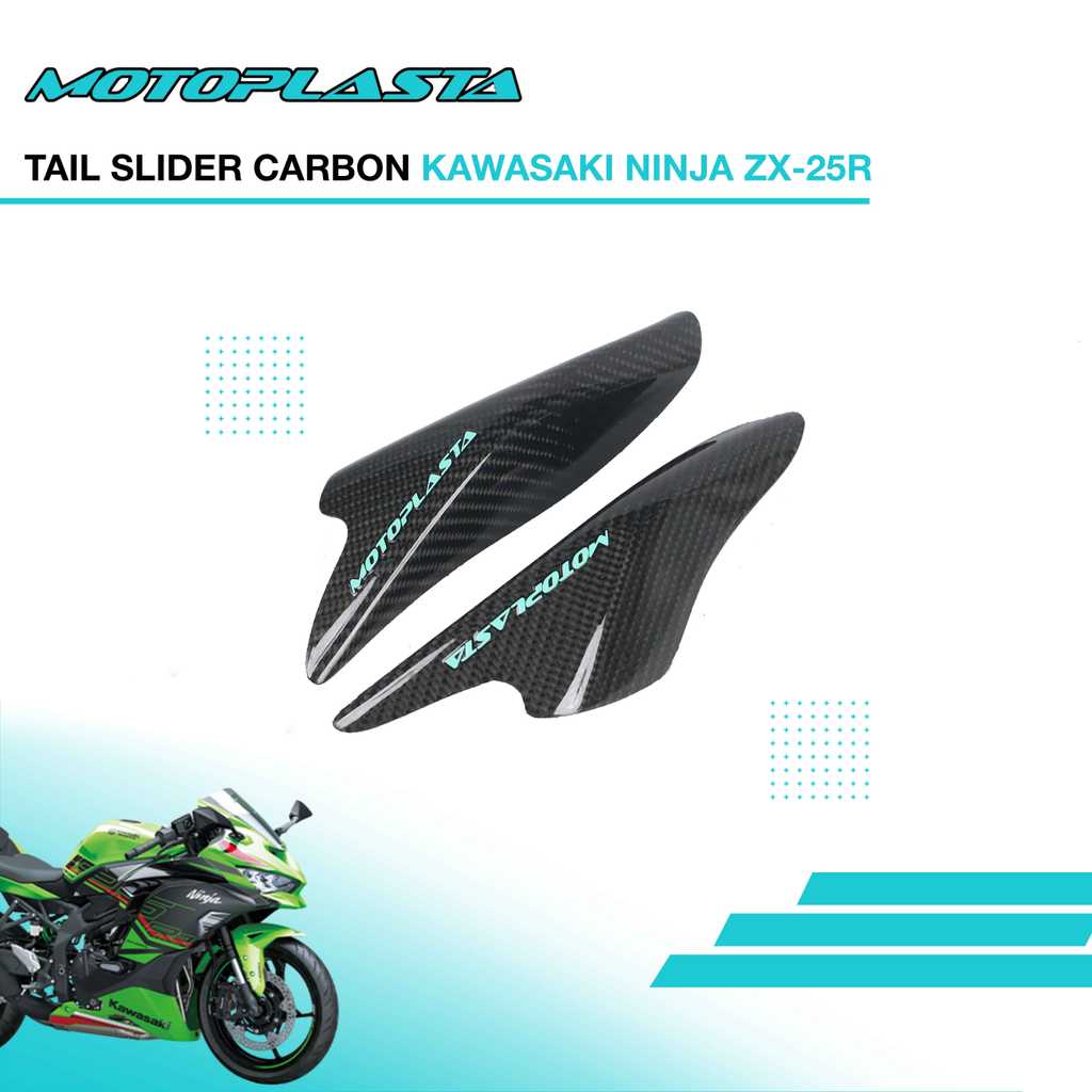 MOTOPLASTA Tail Slider Carbon Kawasaki ZX25R, ZX25RR, ZX4RR Karbon