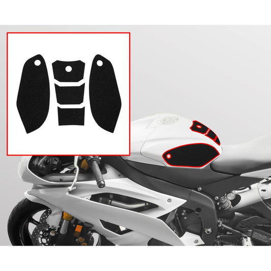 PROF.COMFORTO Side + Center Tank Grip Slim Yamaha R6 08-26 Tankpad Tengah + Samping
