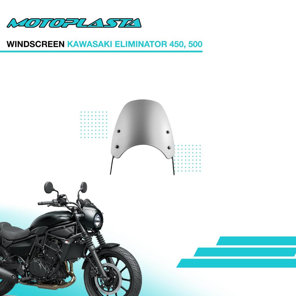 MOTOPLASTA Windscreen Kawasaki Eliminator 450, 500