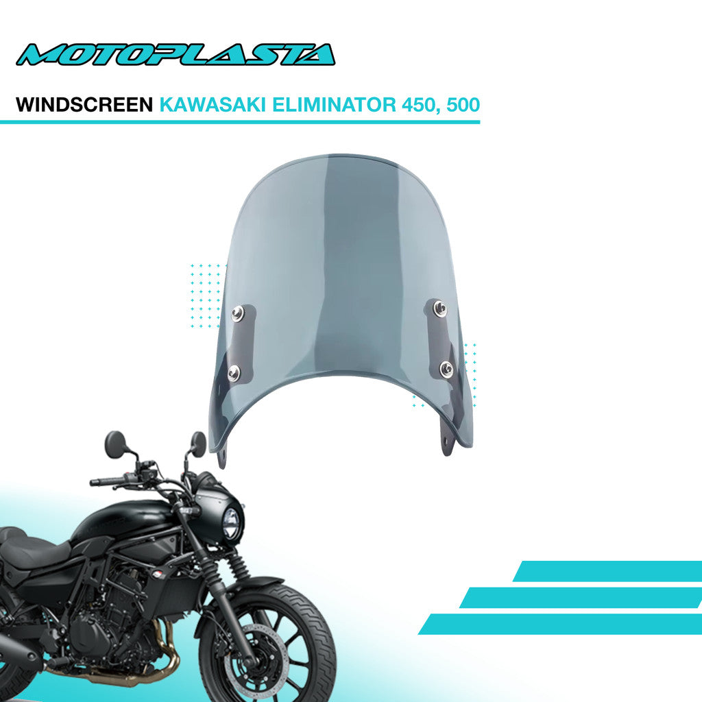 MOTOPLASTA Windshield Visor Kawasaki Eliminator 400, 450, 500