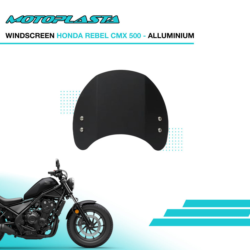 MOTOPLASTA Windscreen Honda Rebel CMX 500 Alluminium