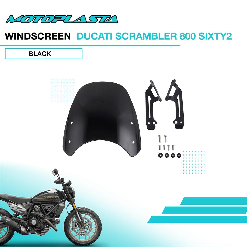 MOTOPLASTA Windscreen Ducati scrambler 800 Sixty2