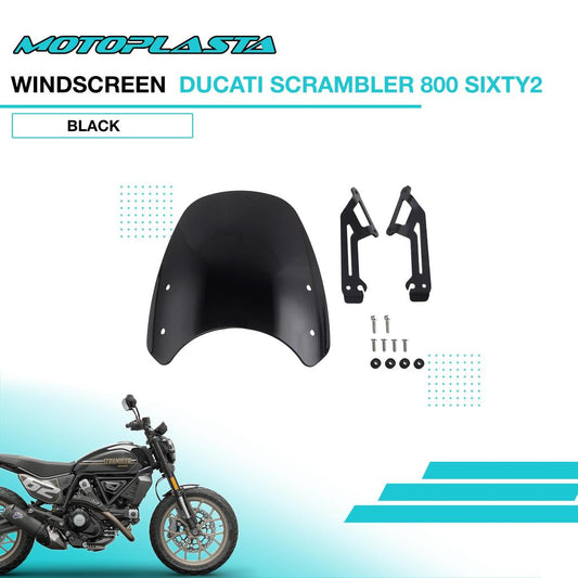 MOTOPLASTA Windscreen Ducati scrambler 800 Sixty2