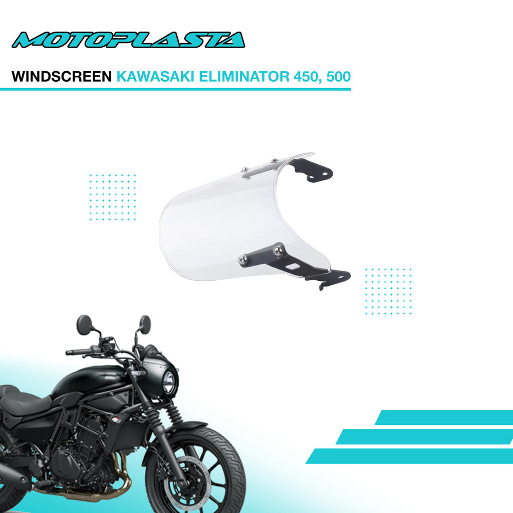 MOTOPLASTA Windshield Visor Kawasaki Eliminator 400, 450, 500