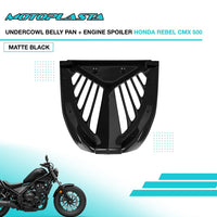 MOTOPLASTA Undercowl Belly Pan + Engine Spoiler Honda Rebel CMX 500