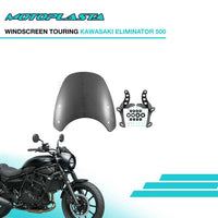 MOTOPLASTA Visor Touring Kawasaki Eliminator 500 Windshield Windscreen