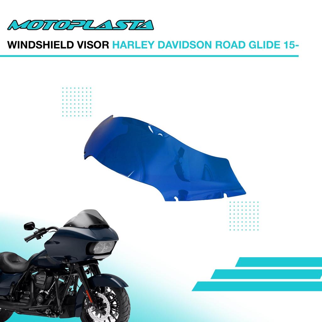 MOTOPLASTA Windshield Visor Harley Davidson Road Glide 15- Windscreen Visor