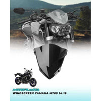 MOTOPLASTA Windscreen Yamaha MT09 14-16 / 21-23