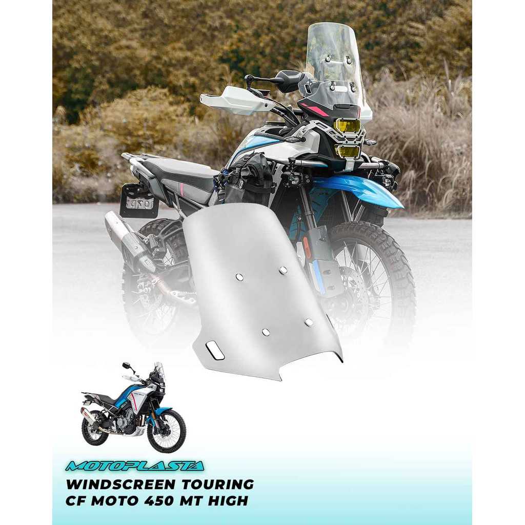 MOTOPLASTA Windscreen Touring CF Moto 450 MT High Visor Windshield