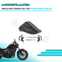 MOTOPLASTA Single Seat Fender Tail Tidy Honda Rebel CMX 500