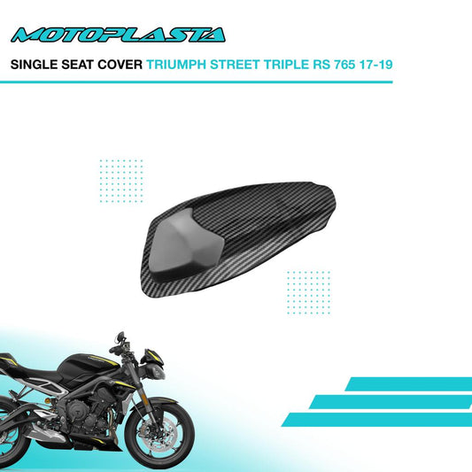 MOTOPLASTA Single Seat Cover Triumph Street Triple RS 765 17-19