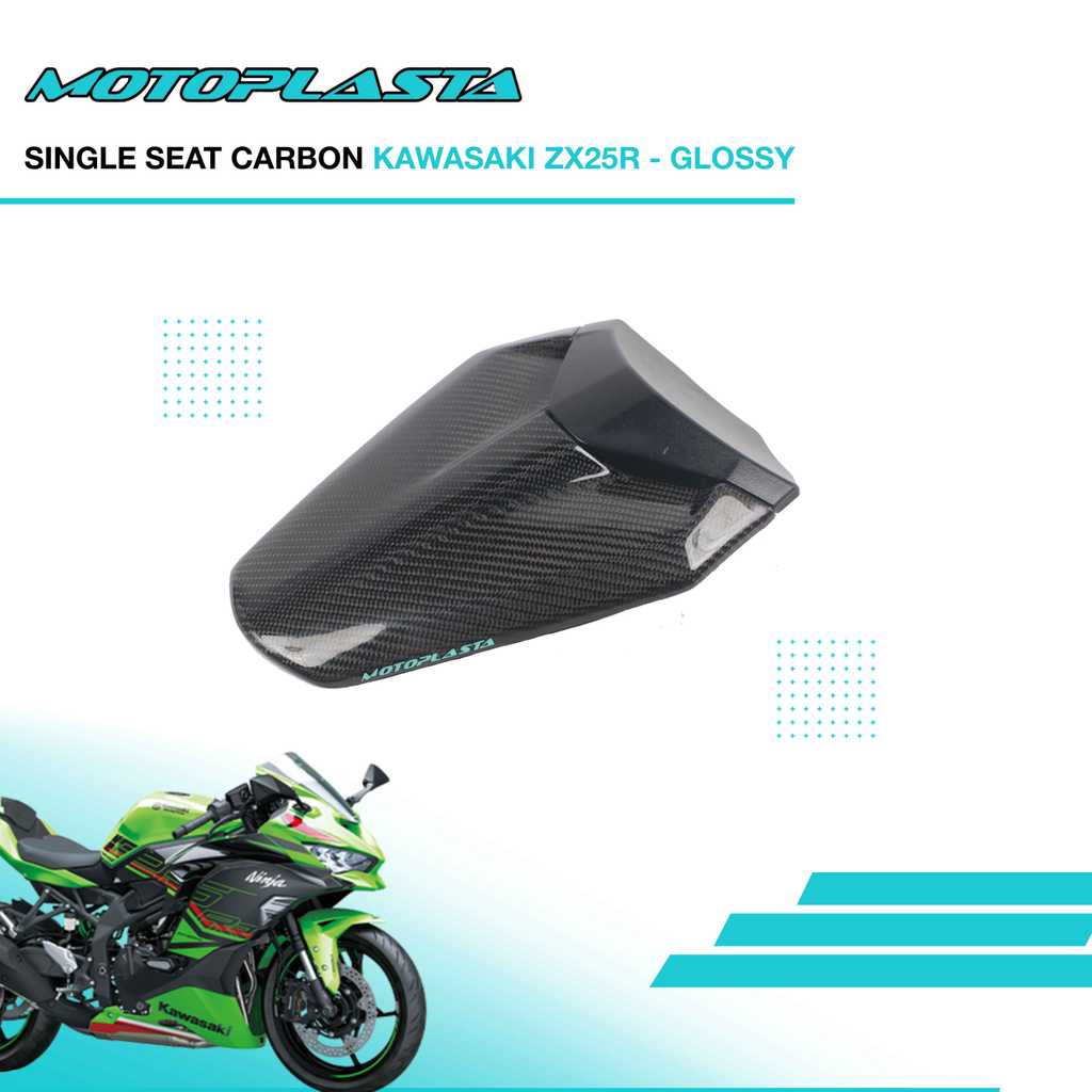 MOTOPLASTA Single Seat Seater Kawasaki ZX25R Karbon Kevlar