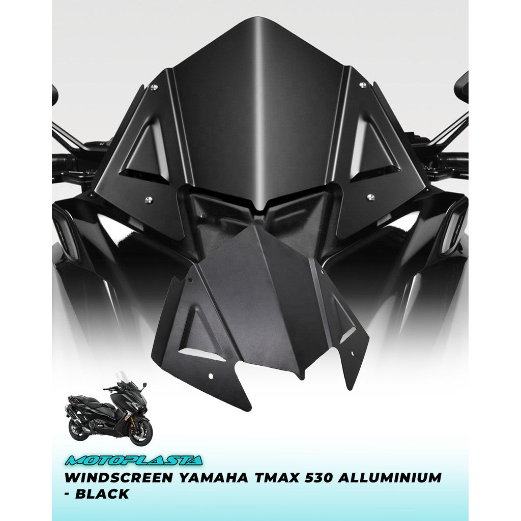 MOTOPLASTA Windscreen Yamaha TMAX 530 Alluminium Visor Windshield