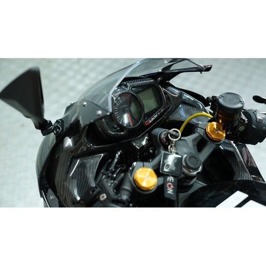 Kabon Dashboard Speedometer Carbon Kawasaki ZX25R Lapis Karbon Kevlar Kabon