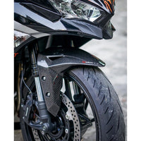 Kabon Spakbor Depan Carbon ZX25R Lapis Karbon Kevlar Kabon