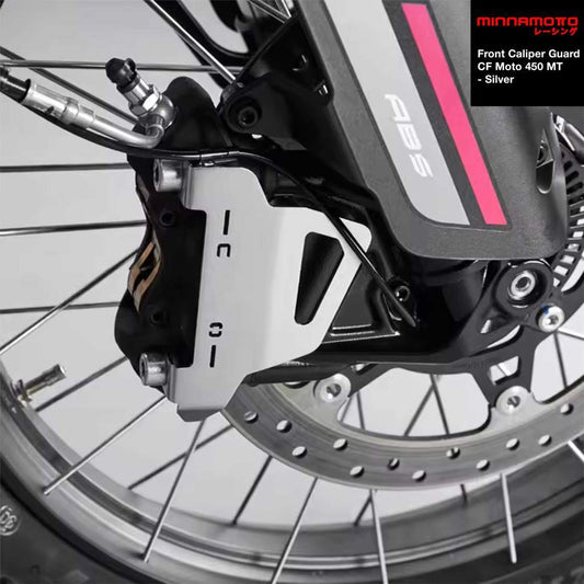 MINNAMOTO Front Caliper Guard CF Moto 450 MT - Silver