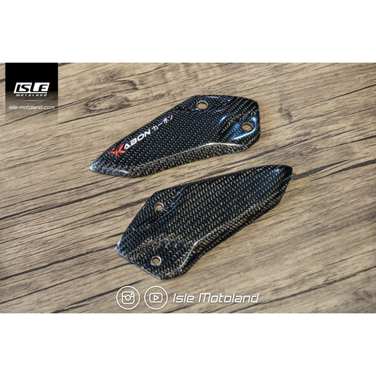 Kabon Cover Footstep Carbon Kawasaki ZX25R Lapis Karbon Kevlar Kabon