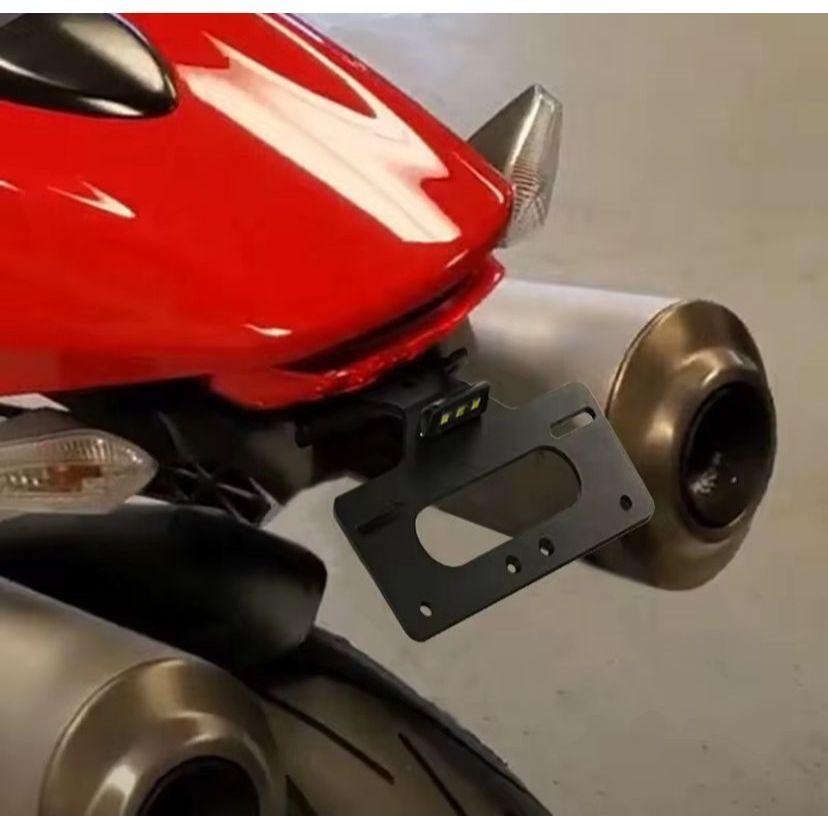MINNAMOTO Tail Tidy + License Plate Ducati Monster 696, 795, 659, 796 Dudukan Plat
