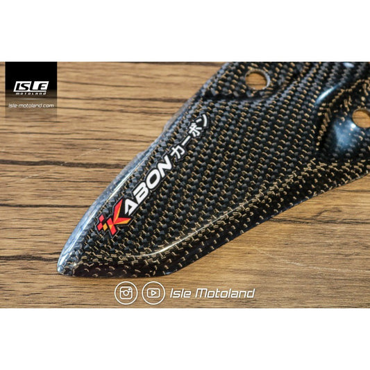 Kabon Cover Footstep Carbon Kawasaki ZX25R Lapis Karbon Kevlar Kabon