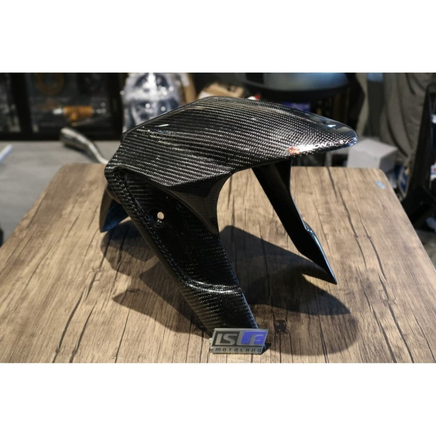 Kabon Spakbor Depan Carbon Yamaha R25 Lapis Karbon Kevlar Kabon