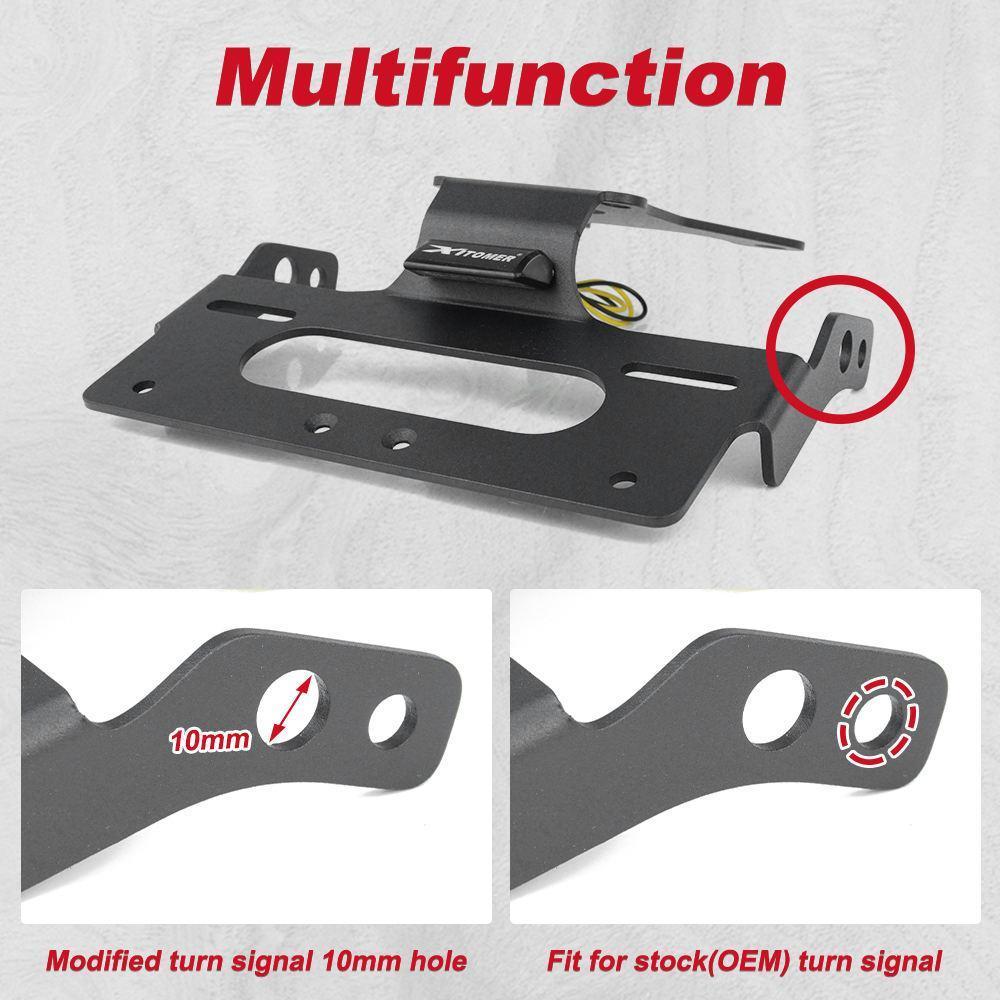 MINNAMOTO Tail Tidy + License Lamp Triumph Speed 400 / Scrambler X 400 Dudukan Plat + Lampu