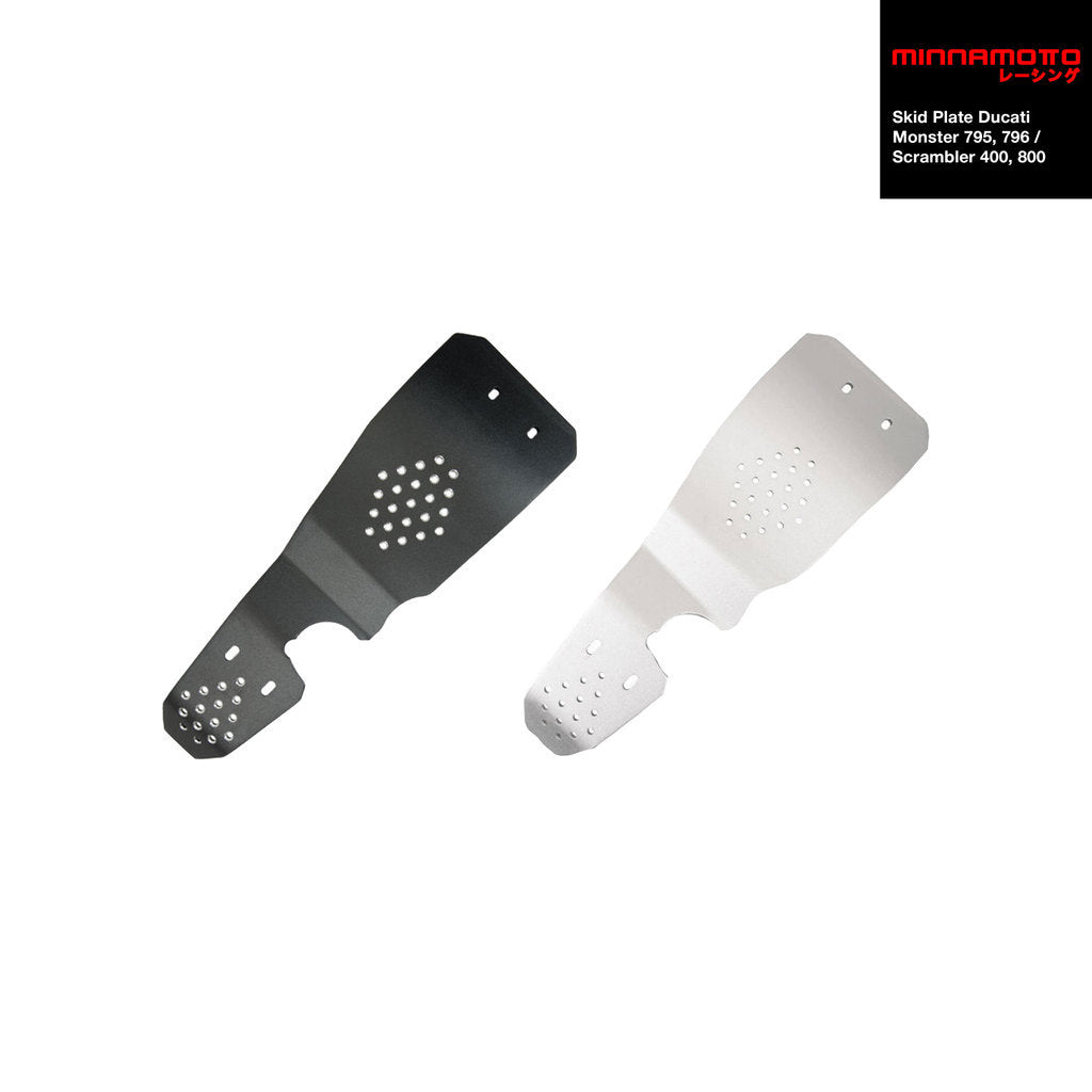 MINNAMOTO Skidplate Engine Guard Ducati Scrambler 400 / 800 / Monster 795 / 796 – Black
