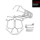 MINNAMOTO BRACKET TOP + SIDE BOX BMW R1200 / R1250 / R1300 GS ADV ADVENTURE
