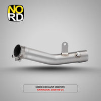 NORD EXHAUST & MIDDLE LINK PIPE KAWASAKI ZX6R 636 SLIP ON LINE PRO RACE