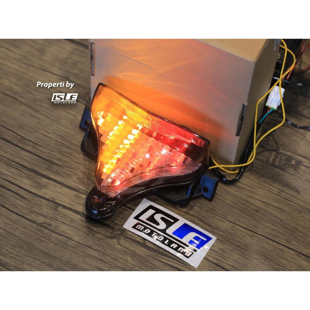 MINNAMOTO Stoplamp 3 in 1 Yamaha R1 09-14 Lampu Rem Belakang + Sein