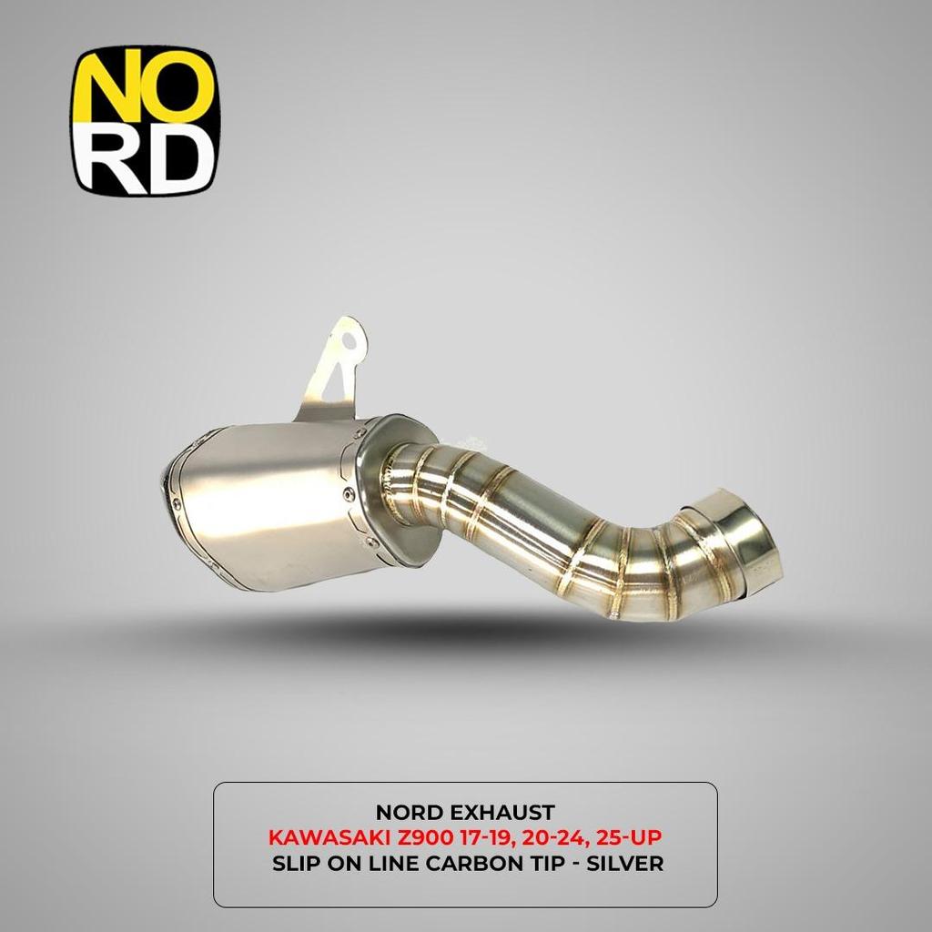 NORD EXHAUST KAWASAKI Z900 17–19, 20–24, 25-UP SLIP ON LINE PRO RACE / CARBON TIP