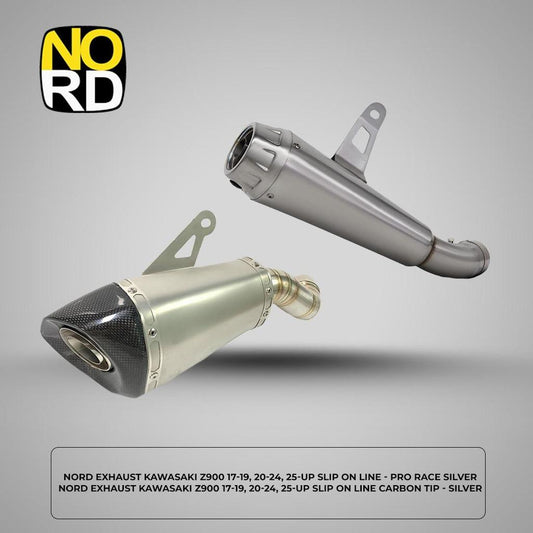 NORD EXHAUST KAWASAKI Z900 17–19, 20–24, 25-UP SLIP ON LINE PRO RACE / CARBON TIP